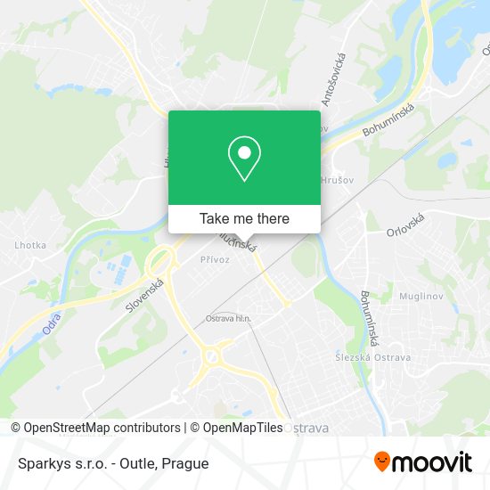 Карта Sparkys s.r.o. - Outle