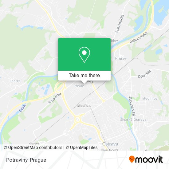 Карта Potraviny
