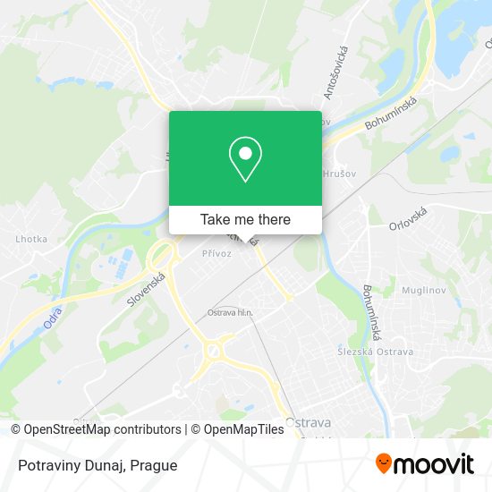 Карта Potraviny Dunaj