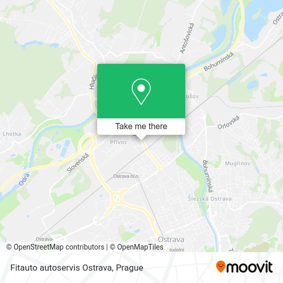 Карта Fitauto autoservis Ostrava