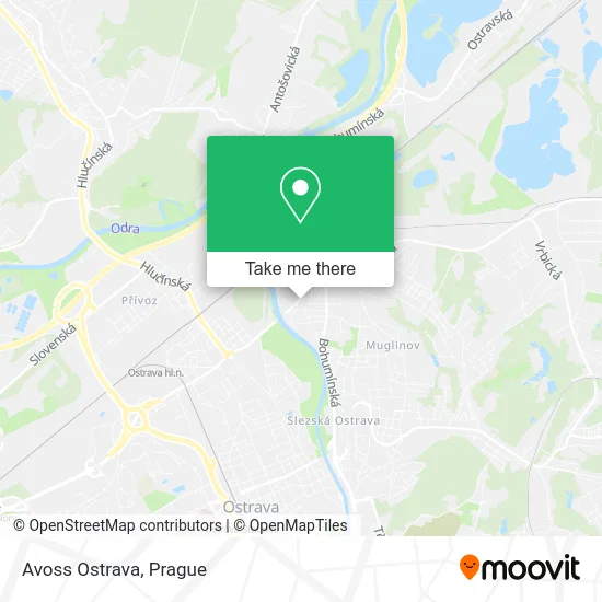 Карта Avoss Ostrava