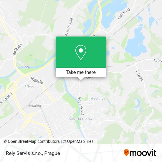 Карта Rely Servis s.r.o.
