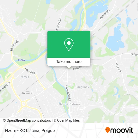 Карта Nzdm - KC Liščina