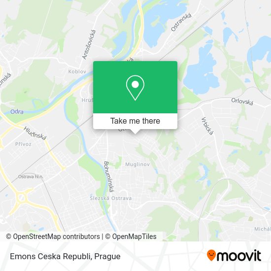 Карта Emons Ceska Republi