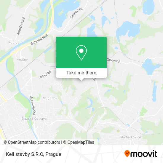 Карта Keli stavby S.R.O