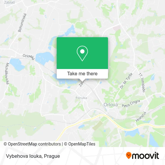 Карта Vybehova louka