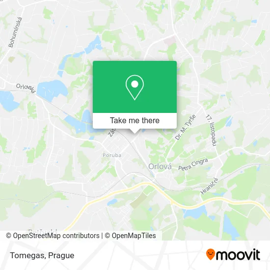 Карта Tomegas