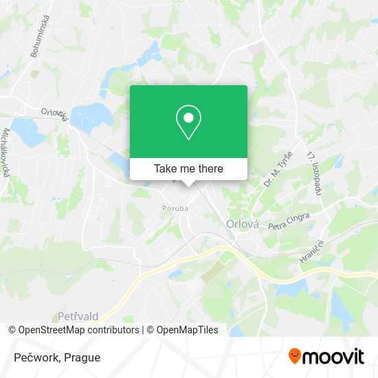 Карта Pečwork