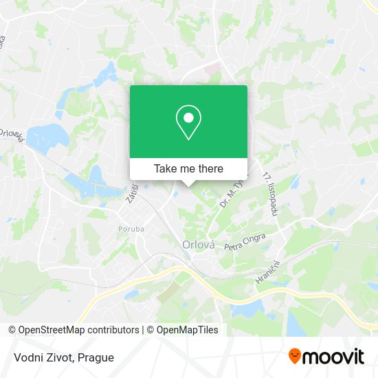 Карта Vodni Zivot