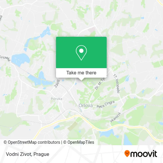 Карта Vodni Zivot