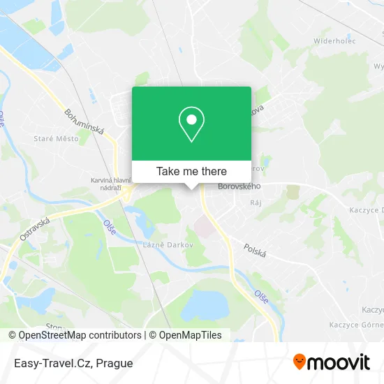 Карта Easy-Travel.Cz