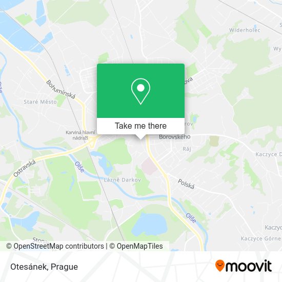 Карта Otesánek