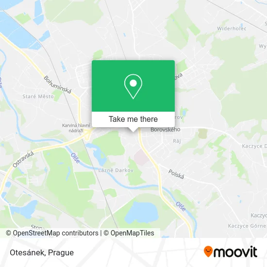 Карта Otesánek