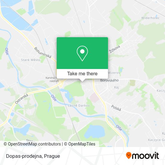 Карта Dopas-prodejna
