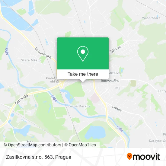 Карта Zasilkovna s.r.o. 563
