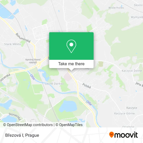 Карта Březová I