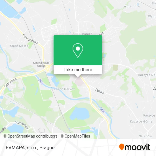 Карта EVMAPA, s.r.o.