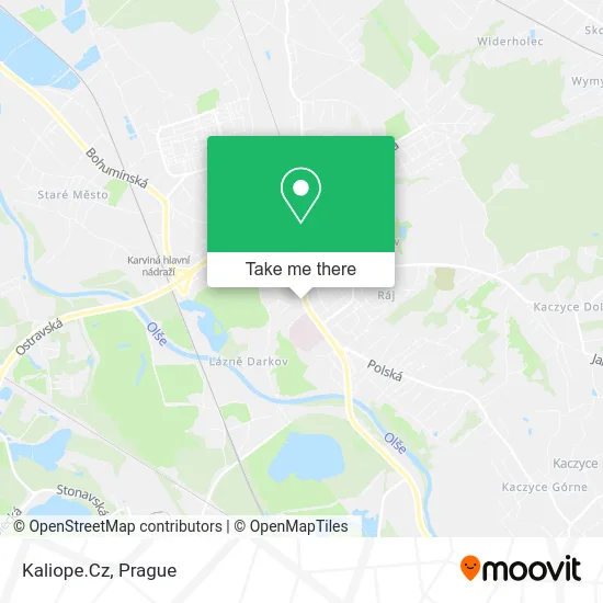 Карта Kaliope.Cz