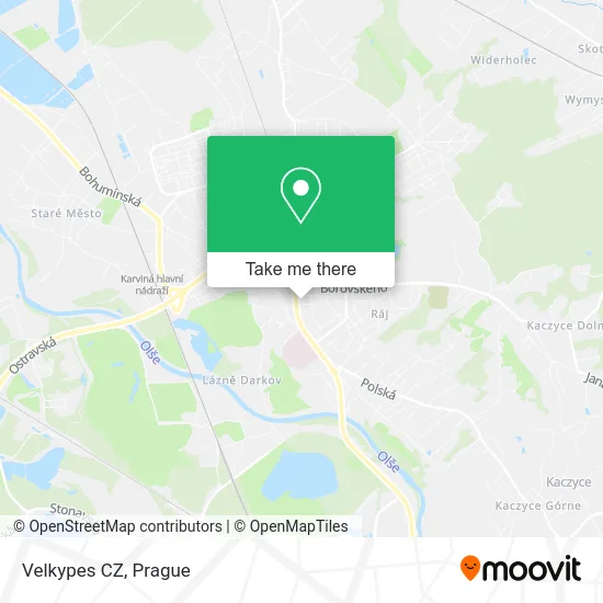 Карта Velkypes CZ