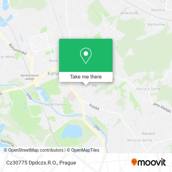 Карта Cz30775 Dpdczs.R.O.