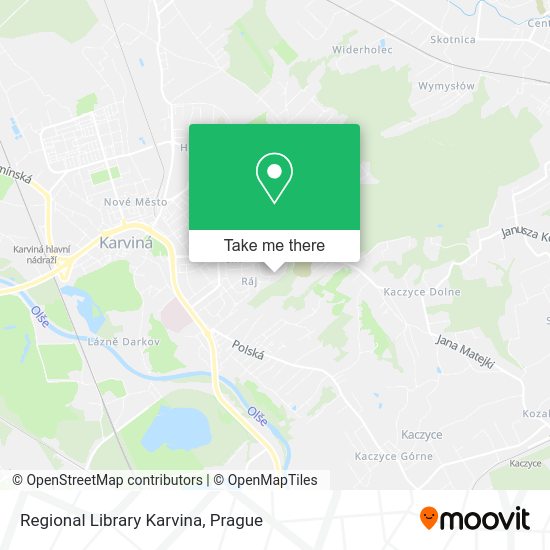 Карта Regional Library Karvina