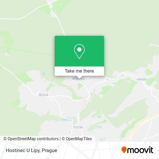 Карта Hostinec U Lipy