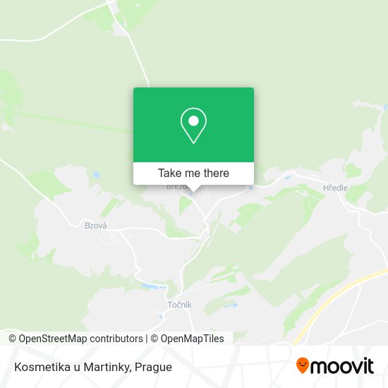 Карта Kosmetika u Martinky