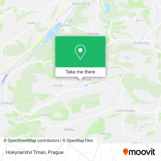 Карта Hokynarstvi Tman