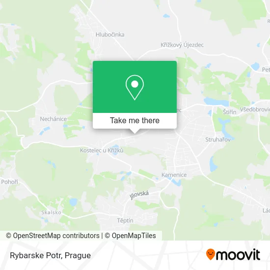 Rybarske Potr map