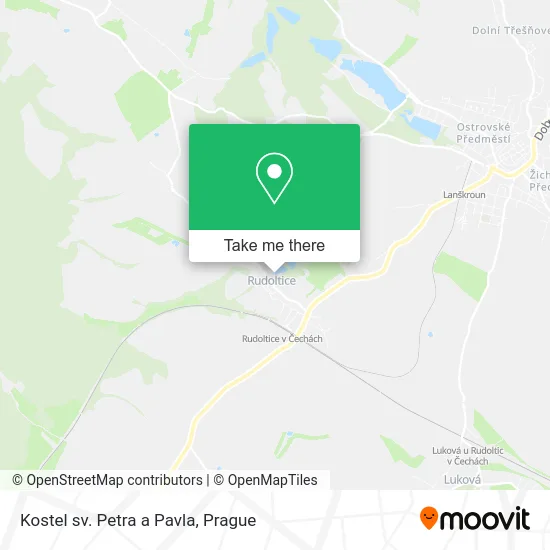Карта Kostel sv. Petra a Pavla