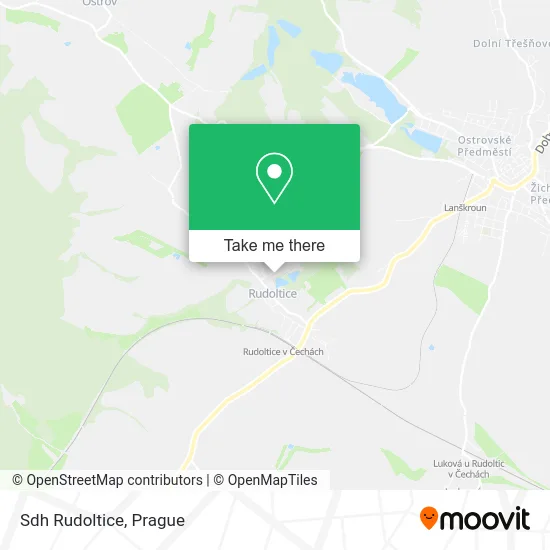 Карта Sdh Rudoltice