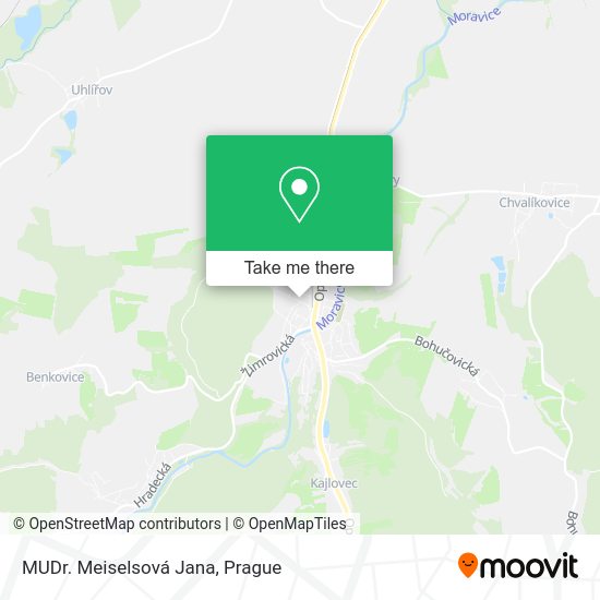 Карта MUDr. Meiselsová Jana