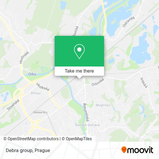 Карта Debra group