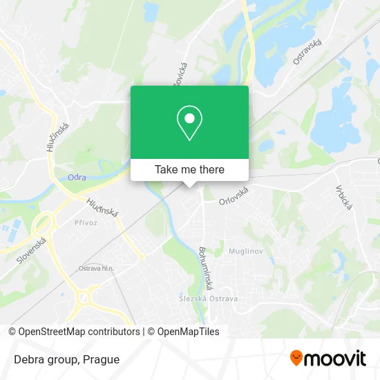 Карта Debra group