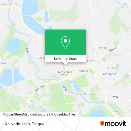 Карта Kb Nadrazni a