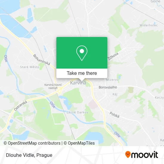 Карта Dlouhe Vidle