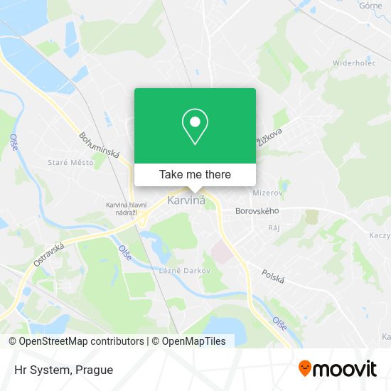 Карта Hr System