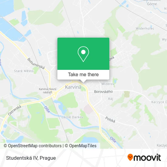 Карта Studentská IV