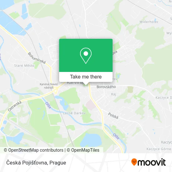 Карта Česká Pojišťovna