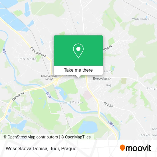 Карта Wesselsová Denisa, Judr