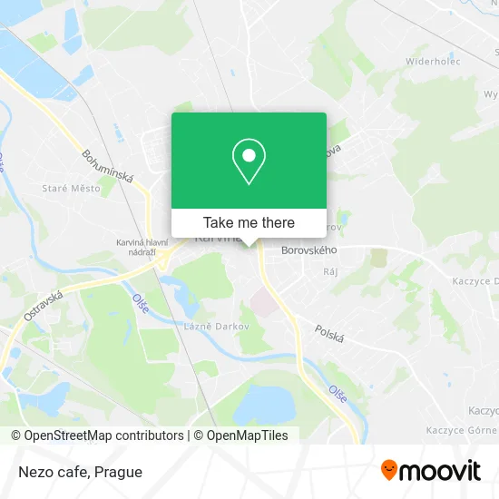 Карта Nezo cafe