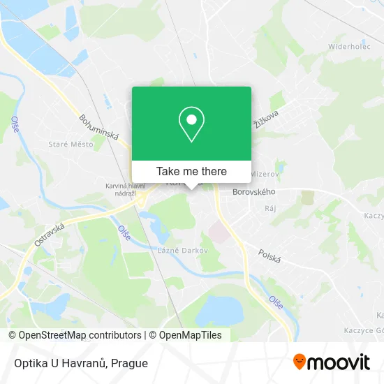 Карта Optika U Havranů
