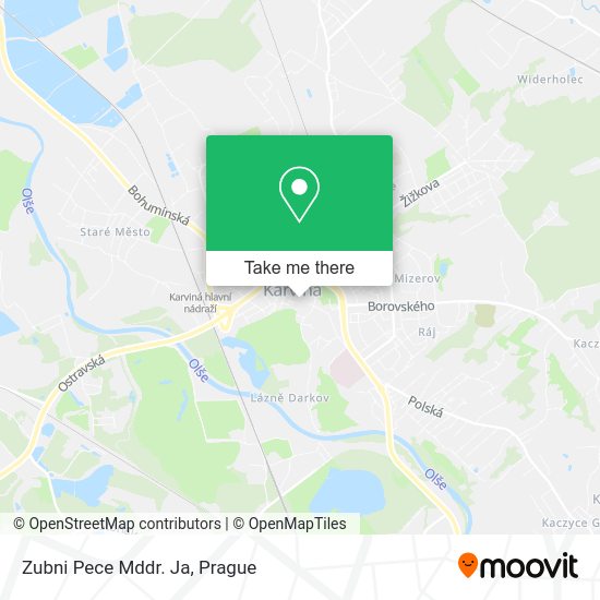 Карта Zubni Pece Mddr. Ja