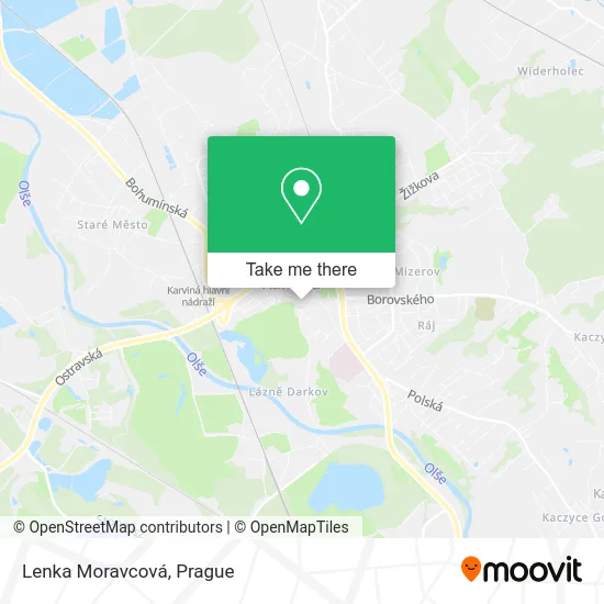 Карта Lenka Moravcová