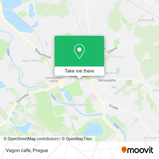 Карта Vagon cafe