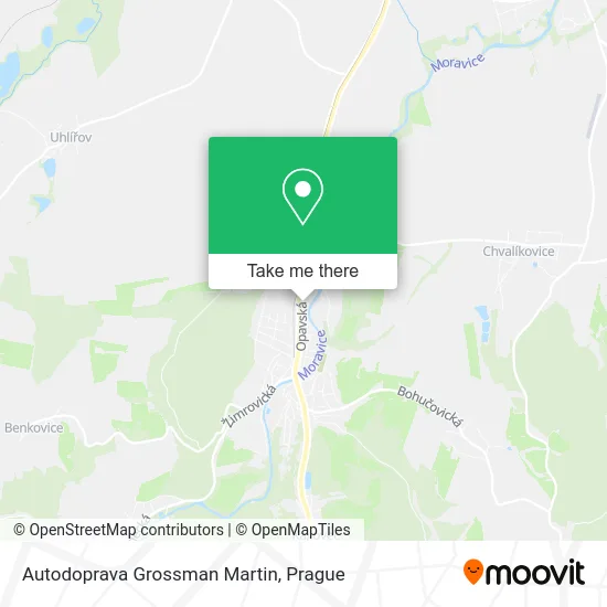 Карта Autodoprava Grossman Martin
