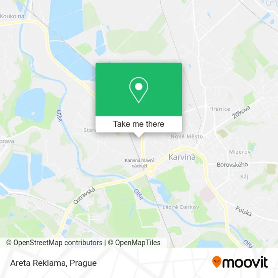 Карта Areta Reklama