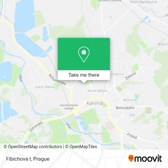 Карта Fibichova I