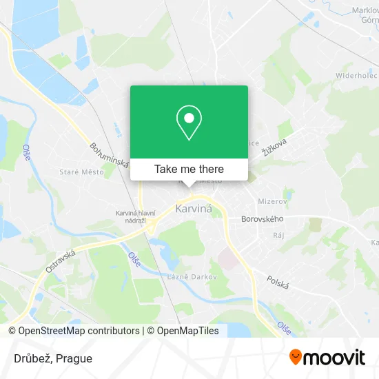 Карта Drůbež
