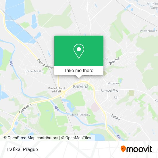 Карта Trafika